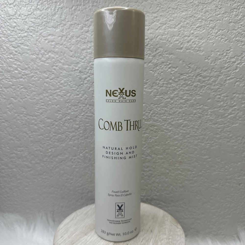 $32 🌙 Nexxus Comb Thru Natural Hold Design And Finishing MIST 10oz NEW